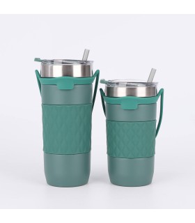 تراول ماگ نی دار بند سیلیکونی