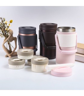 فلاسک ظرف غذا گرم نگه دارنده مدل تمام استیل