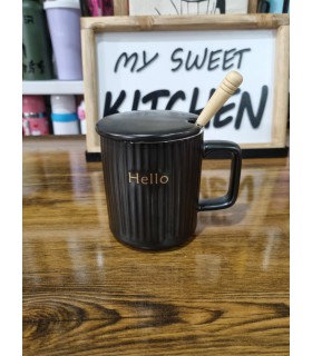 ماگ قاشق چوبی good