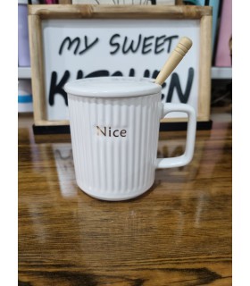 ماگ قاشق چوبی good