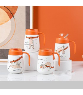 ماگ تنبل نی دار سرامیکی