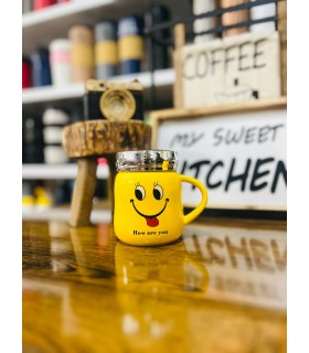 ماگ  لبخند درب آيينه اي