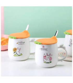 لیوان هویجی درب دار