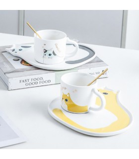 ست ماگ و بیسکوییت خوری گربه