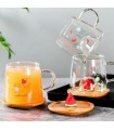 لیوان شیشه ای هندوانه ای