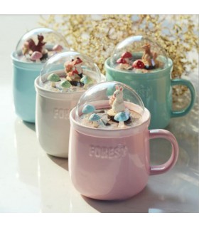 ماگ جنگلی درب شیشه ای