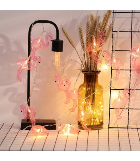 ریسه فلامینگو نورانی فانتزی