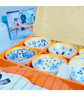 پک 6 عددی کاسه گل دار