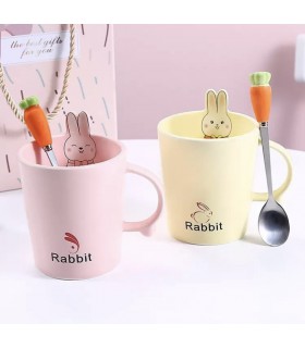 ماگ خرگوش قاشق هویجی