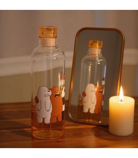 بطری شیشه ای سه کله پوک