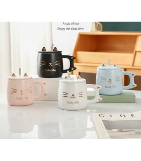 ماگ گربه گوش برجسته