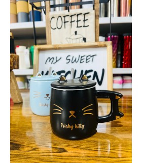 ماگ گربه گوش برجسته