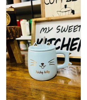 ماگ گربه گوش برجسته