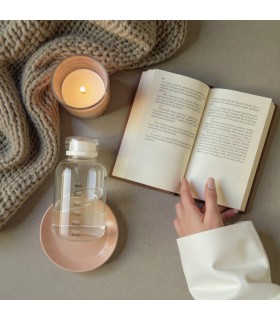 بطری  شیشه ای نی دار 450میل