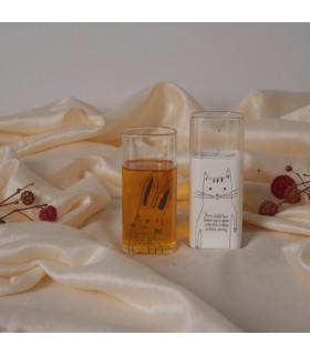 لیوان شیشه ای حیوانات