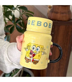 ماگ درب لیوانی باب اسفنجی