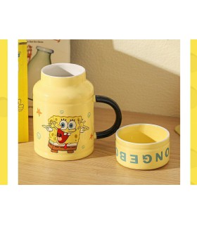 ماگ درب لیوانی باب اسفنجی