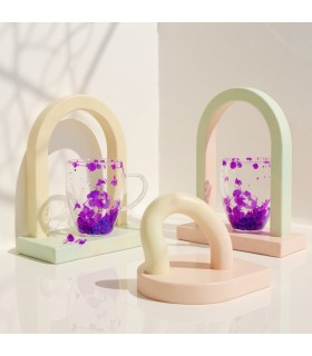 ماگ دوجداره طرح گل دار