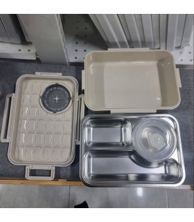 ظرف غذا حصیری ۳ خانه