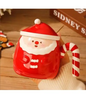 ماگ دسته آبنباتی بابانوئل