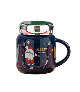 ماگ کریسمسی سرمه ای