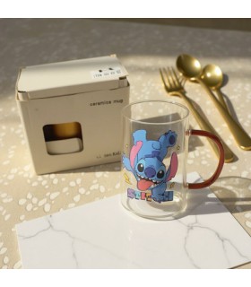 ماگ پیرکس استیچ دسته رنگی