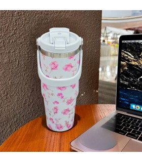 تراول ماگ گلدار طرح استنلی برند SZM