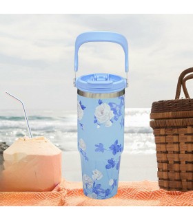 تراول ماگ گلدار طرح استنلی برند SZM