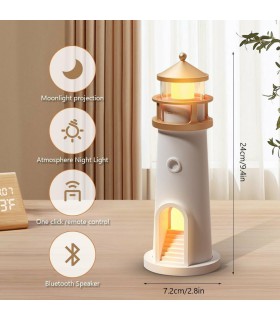 چراغ خواب اسپیکر دار فانوس دریایی