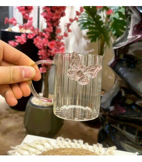 ماگ پیرکس شیاردار پروانه ای