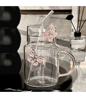 ماگ اسموتی درب دار پروانه ای