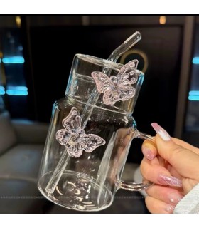 ماگ اسموتی درب دار پروانه ای