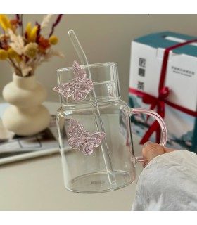 ماگ اسموتی درب دار پروانه ای