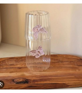 ست پارچ و لیوان شب پروانه