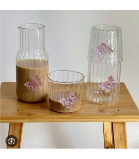 ست پارچ و لیوان شب پروانه