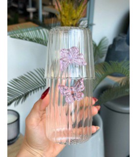 ست پارچ و لیوان شب پروانه