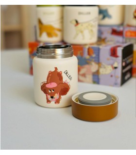 مینی فلاسک سگ قهوه ای دیلر