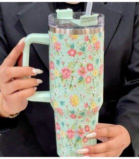 تامبلر گلدار دسته بغل