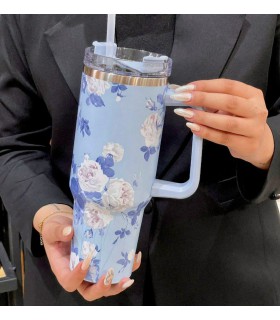 تامبلر گلدار دسته بغل