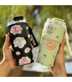 تراول ماگ گلدار ۳۵۰میل ایلی Uylee