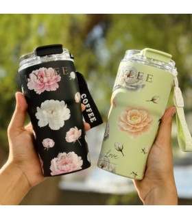 تراول ماگ گلدار 500میل آیلی Uylee