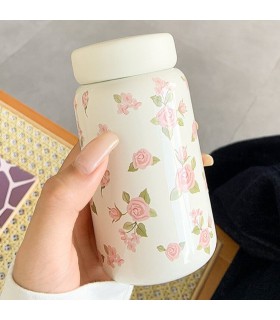 مینی فلاسک گلدار ۳۲۰میل