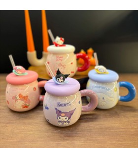 ماگ درب سیلیکونی کرومی و کیتی