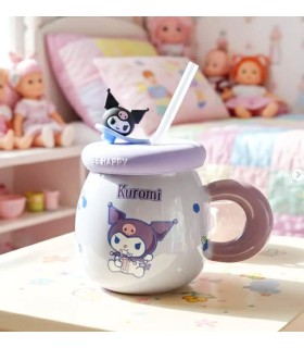 ماگ درب سیلیکونی کرومی و کیتی