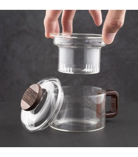 ماگ دمنوش تپل دسته چوبی