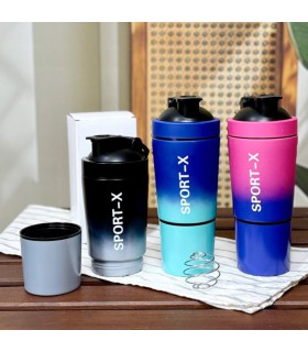 شیکر استیل باشگاهی دو تیکه SPORT-X