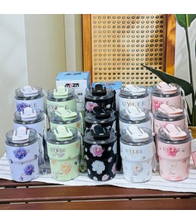 تراول ماگ گلدار 500میل آیلی Uylee