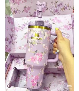 تامبلر استنلی گل دار باکس هدیه