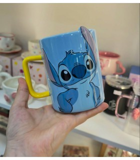 ماگ استیچ دسته زرد