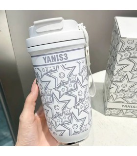 تراول ماگ دوحالته 600 میل گلدار برند یانیس YANIS3